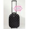 กระเป๋าเดินทางแบบผ้า 16 นิ้ว สีดำลายจุด