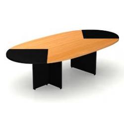 โต๊ะประชุมผิวเมลามีนอย่างดี ขนาด 260*140*75 ซม.