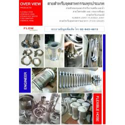 สายเฟล็กซ์ถัก (FLEXIBLE HOSE) ไฮดรอลิค, สตรีม สั่งทำตามแบบ