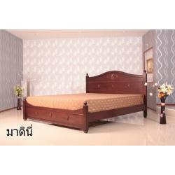 เตียงไม้ยางพารา มาร์ตินี่