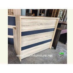 *พร้อมส่ง* โต๊ะเคาน์เตอร์ พร้อมลิ้นชักและกุญแจล็อก ขนาด 120x60x110 ซม.