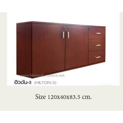 ตู้เก็บเอกสาร พร้อมลิ้นชักเก็บของ ขนาด 120*40*83.5 ซม.