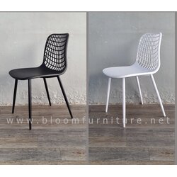 เก้าอี้โมเดิร์น Modern พลาสติกฉีดขึ้นรูป ขนาด 46.5x53.5x81 ซม.