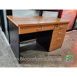 (Promotion ซื้อ 3 ตัวลด 5%) โต๊ะทำงานขนาด 120*60*75 ซม. (Model : T122)