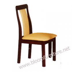 เก้าอี้อาหารไม้ยางพารา ที่นั่งเสริมเบาะหุ้มหนัง สวยแข็งแรง (C212)