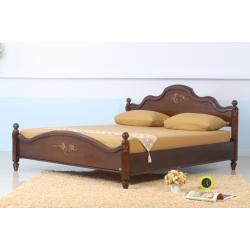 เตียงไม้ยางพารา ขนาด 3.5-6 ฟุต Angelo