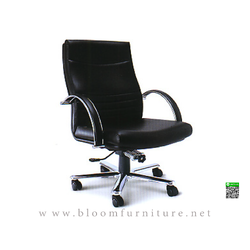 เก้าอี้สำนักงานพนักพิงสูงหุ้มหนัง PU ขนาด 65x78x100 ซม.