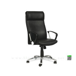 เก้าอี้ผู้บริหารพนักพิงสูงหุ้มหนัง PU ขนาด 60.5x67.5x115.5-127 ซม.