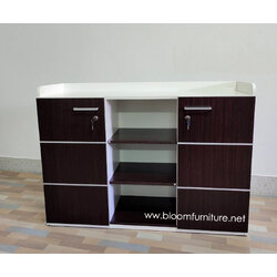 ตู้เก็บเอกสารสีขาวผิวเมลามีน Prelude ขนาด 120x40x89 ซม.