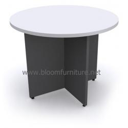 โต๊ะประชุมกลมขาไม้ ขนาดตามที่ลูกค้าต้องการ (สีขาว, เทา, เชอร์รี่, เมเปิ้ล และ บีช )