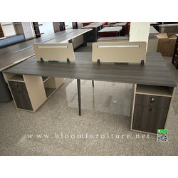 โต๊ะทำงาน 4 ที่นั่ง ขนาด 240*120*75 ซม. (ไม่ต้องรอผลิต)