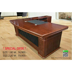 *พร้อมส่ง* โต๊ะทำงานผู้บริหารตัวแอล ขนาด 180*90*75 ซม. และ 200*98*75 ซม. / Executive Desk with L Shape