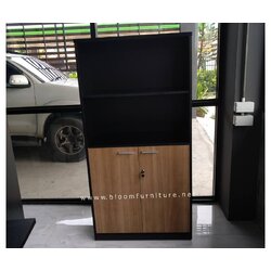 ตู้เก็บเอกสารเคลือบผิวเมลามีน ขนาด 80*40*160 ซม.