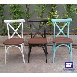 เก้าอี้อาหารโมเดิร์น เก้าอี้อลูมิเนียมสามารถวางกลางแจ้ง Outdoor ได้