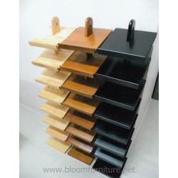 ชั้นวางรองเท้าไม้ยางพารา ขนาด 25*28*125 ซม.