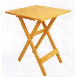 โต๊ะพับไม้ยางพารา ขนาด 60x60x75 ซม.