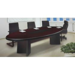 โต๊ะประชุมขนาดใหญ่ 240*120*76 ซม. งานไม้ปิดผิววีเนียส์