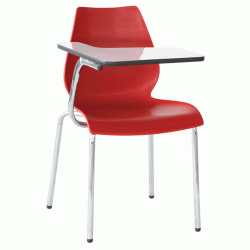 เก้าอี้เลคเชอร์ เบาะนั่งและหลังพิงพลาสติก PP ฉีดขึ้นรูป หลากสี