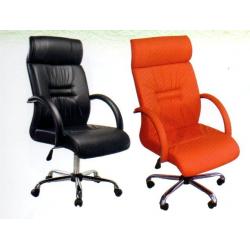 เก้าอี้สำนักงาน พนักพิงสูงระดับศรีษะ มีโช๊คปรับสูงต่ำ