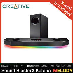 Creative Sound BlasterX Katana Multi-Channel Surround Gaming and Entertainment Soundbar - Hardware Processing, Dolby Digital, and Bluetooth Enabled ลำโพงซาวด์บาร์