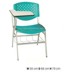 เก้าอี้เลคเชอร์ โครงเหล็กที่นั่งพลาสติกเกรด PP