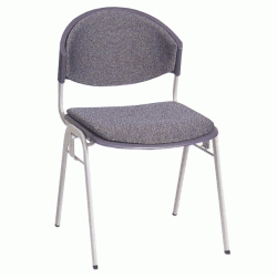 เก้าอี้สัมนา เก้าอี้เอนกประสงค์ เก้าอี้รับรองขาเหล็ก เบาะหุ้มหนัง