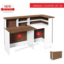 โต๊ะเคาน์เตอร์ ZEBRANO SET 1-80 W 150 x D 70 x H 107 CM.