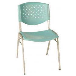 เก้าอี้สัมนา เก้าอี้เอนกประสงค์ เก้าอี้รับรอง สไตล์โมเดิร์น เก้าอี้โครงเหล็กพ่นสี เบาะนั่งหลังพิงพลาสติก