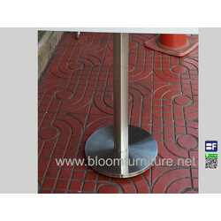 ขาโต๊ะสแตนเลสตัวหนา ทรงกลม