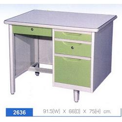 โต๊ะทำงานเหล็ก ขนาด 3 ฟุต