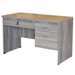 โต๊ะทำงานพร้อมลิ้นชัก ขนาด 100-120*60*75 ซม. (ผลิตได้ 4 สี)