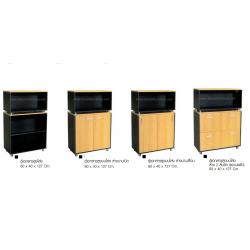 ตู้เก็บเอกสารผิวเมลามีน ขนาด 80*40*127 ซม.