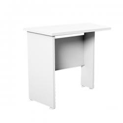 โต๊ะต่อข้างผิวเมลามีนสีขาวล้วน, ขาวเขียว, ขาวส้ม ขนาด 80*45*75 ซม.