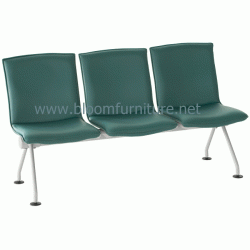 เก้าอี้แถวที่นั่ง และที่พิงเสริมฟองน้ำหุ้มหนัง