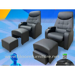 เก้าอี้พักผ่อน เก้าอี้ร้านนวด ปรับหลังเอนได้ ขนาด 80x75x100 ซม.