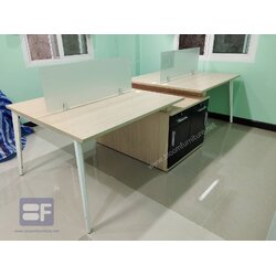 โต๊ะทำงานกลุ่ม สำรับ 4 ที่นั่ง (งานสั่งผลิตปรับสีและขนาดได้ตามพื้นที่)