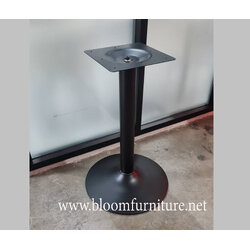 ขาโต๊ะคาเฟ่ ขาโต๊ะอาหาร เหล็กทรงกลมพ่นสีดำ