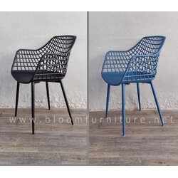 เก้าอี้โมเดิร์น Modern พลาสติกฉีดขึ้นรูป ขนาด 57.5x55x75 ซม.