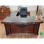 โต๊ะทำงานผู้บริหารตัวแอลพร้อมกระจกปูหน้าโต๊ะ รุ่น Extra ขนาด 1.80 เมตร / Executive Desk with L shape size 1.80 m.