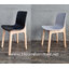 เก้าอี้โมเดิร์น Modern ขาไม้ที่นั่งเสริมพลาสติกฉีดขึ้นรูป ขนาด 47*50*76.5 ซม.