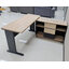 โต๊ะทำงานตัวแอลโครงขาเหล็กพร้อมตู้ข้าง ICON / Working Desk with L shape
