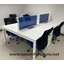 โต๊ะทำงานกลุ่ม พร้อม Mini screen หุ้มผ้า