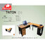 โต๊ะทำงานผู้บริหารตัวแอล รุ่น Triton ขนาด 160x180x75 ซม.