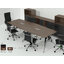 โต๊ะประชุมไม้เคลือบผิวเมลามีนพร้อมกล่องรางไฟ ขนาด 320x120x75 ซม.