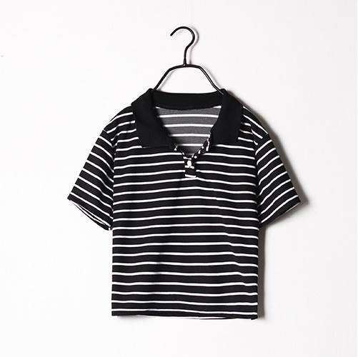 เสื้อแขนสั้นลายขวาง