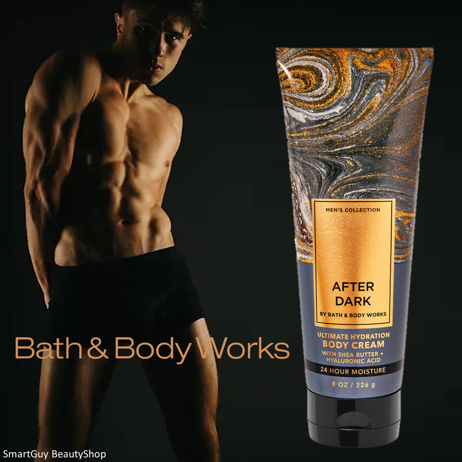 Bath And Body Works After Dark Ultimate Hydration Body Cream 226ml โลชั่นน้ำหอมผู้ชายกลิ่นหอมเซ็กซี่หรูหราสินค้ารับประกันของแท้พร้อมส่ง