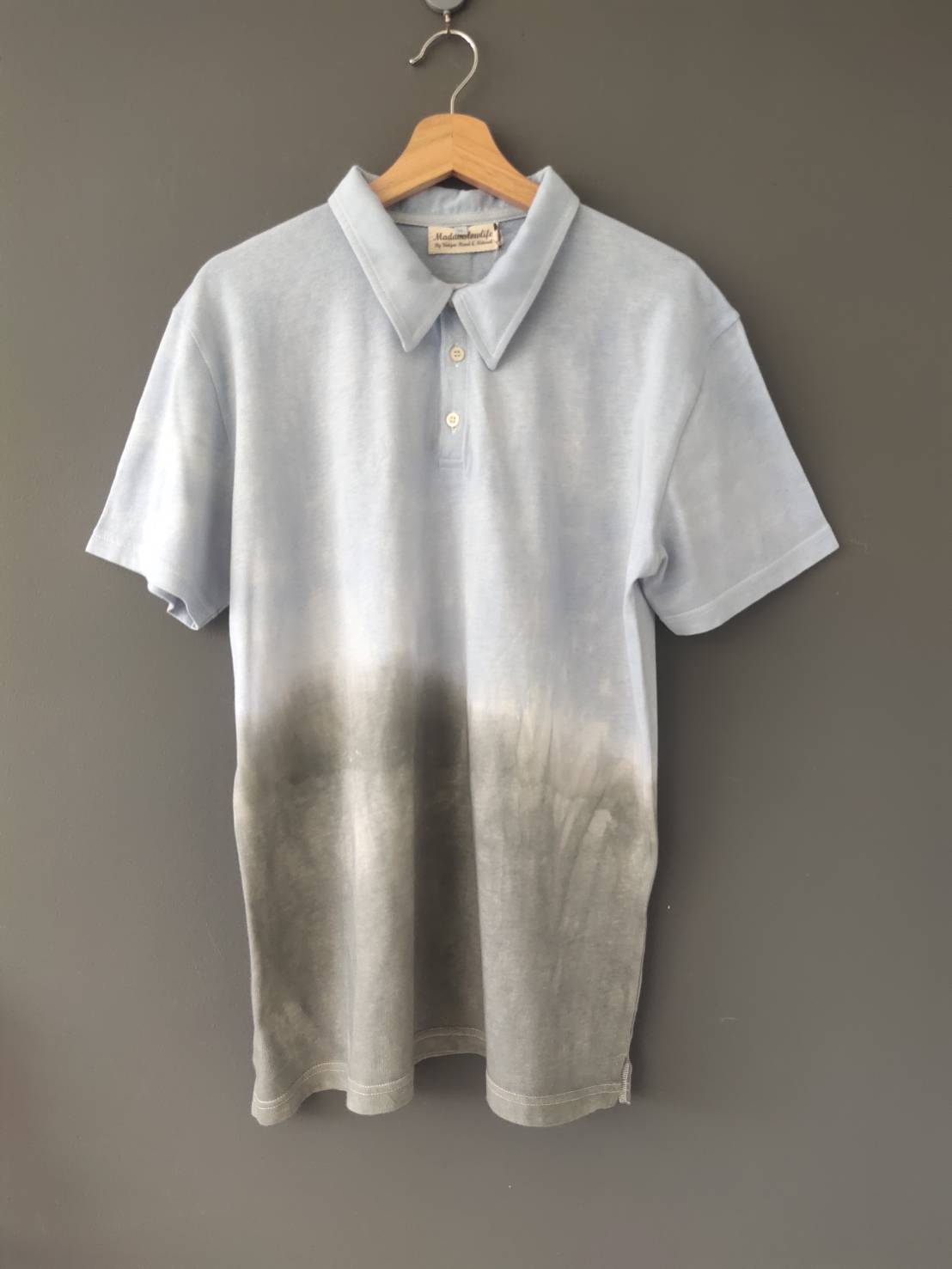 เสื้อโปโล Size:XL ผ้าออแกนิคคอตตอน มัดย้อมสีปลอดสารพิษ