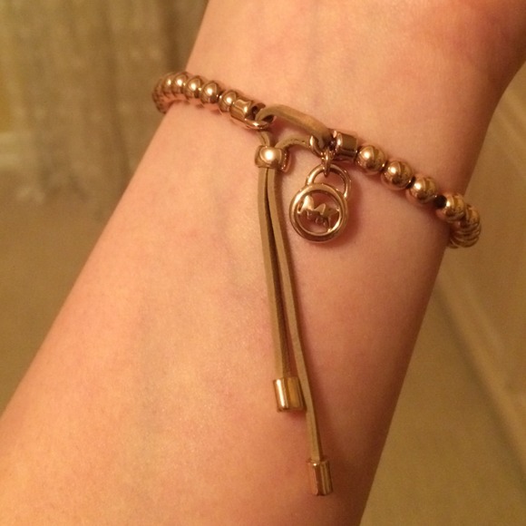 MK Bead Stretch Bracelet