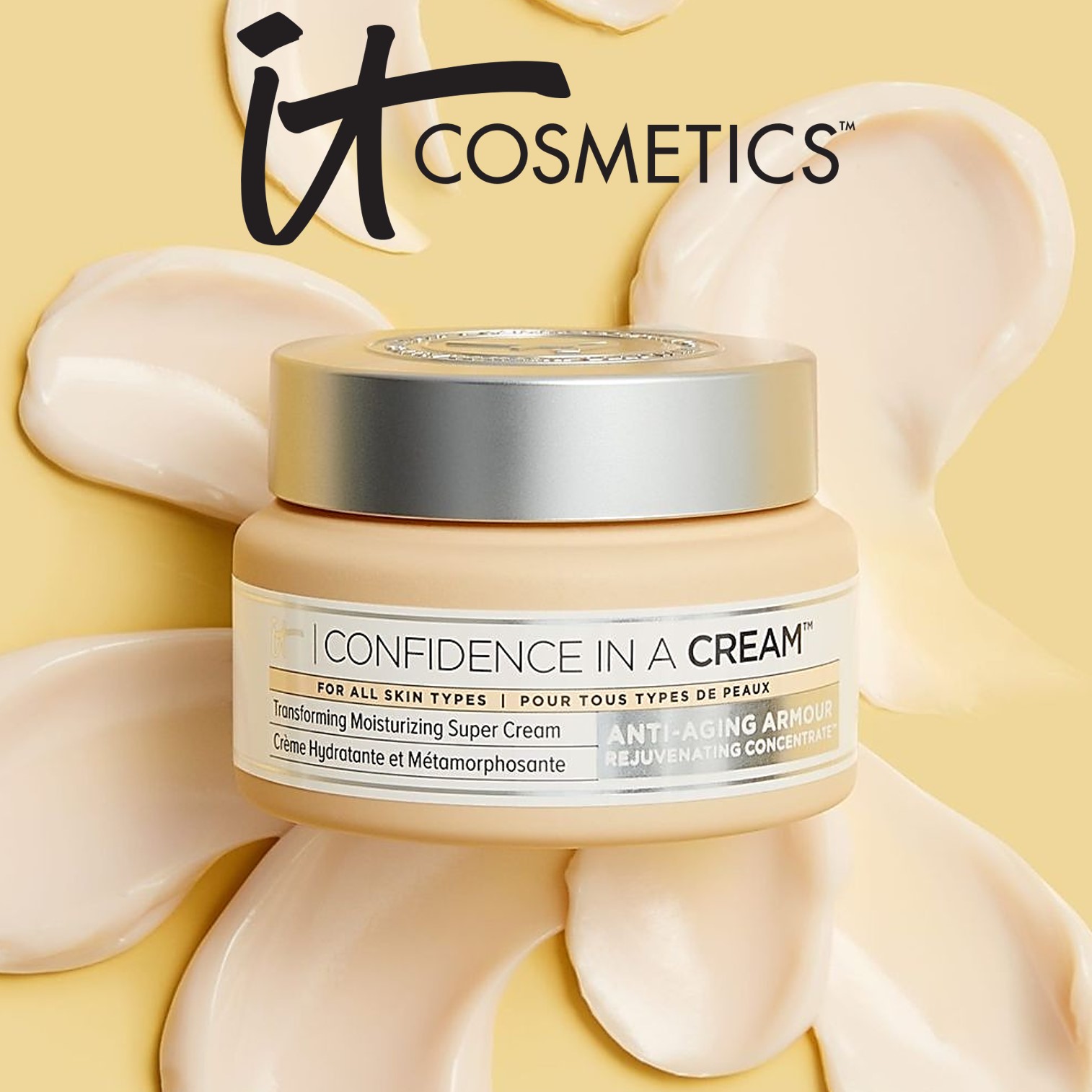 IT Cosmetics Confidence in A Cream Transforming Moisturizing Super Cream 60ml ครีมบำรุงผิวหน้าสูตรลดริ้วรอยประสิทธิภาพสูงจากต่างประเทศ