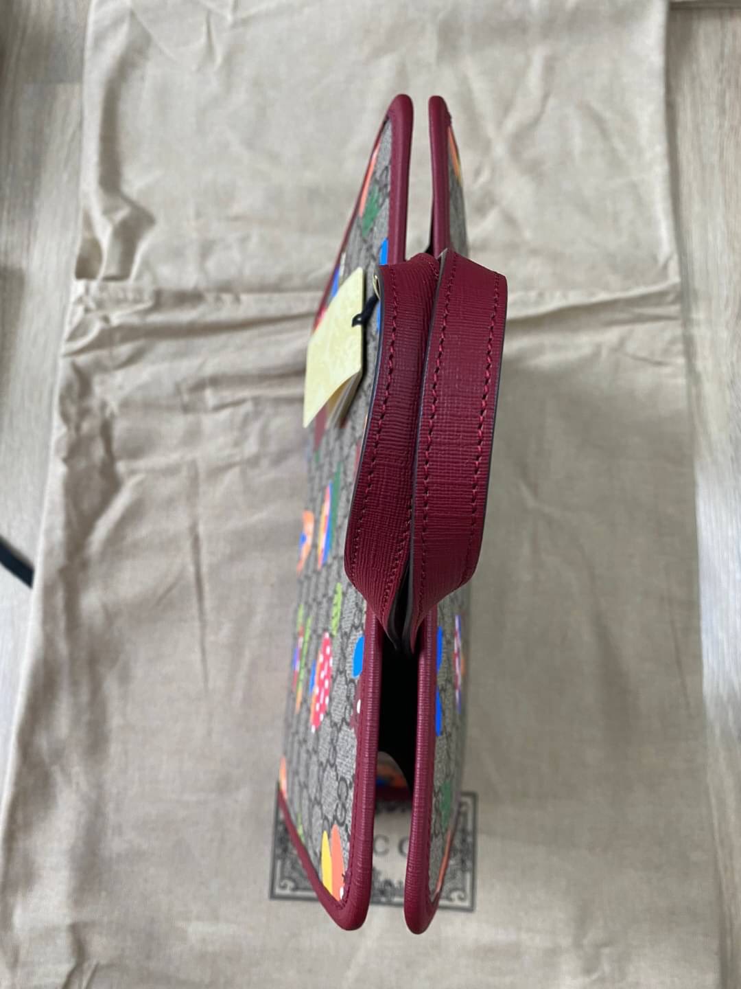 New Gucci Mushroom Print Tote